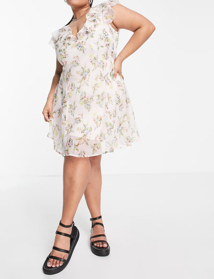 ASOS mini dress, mixed colors