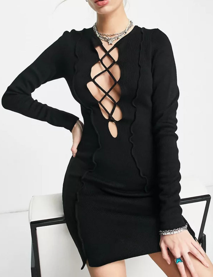 ASOS miniruha, fekete