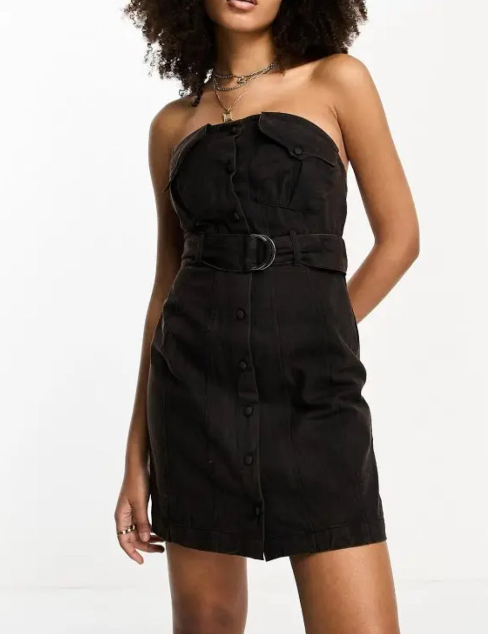 ASOS miniruha, fekete