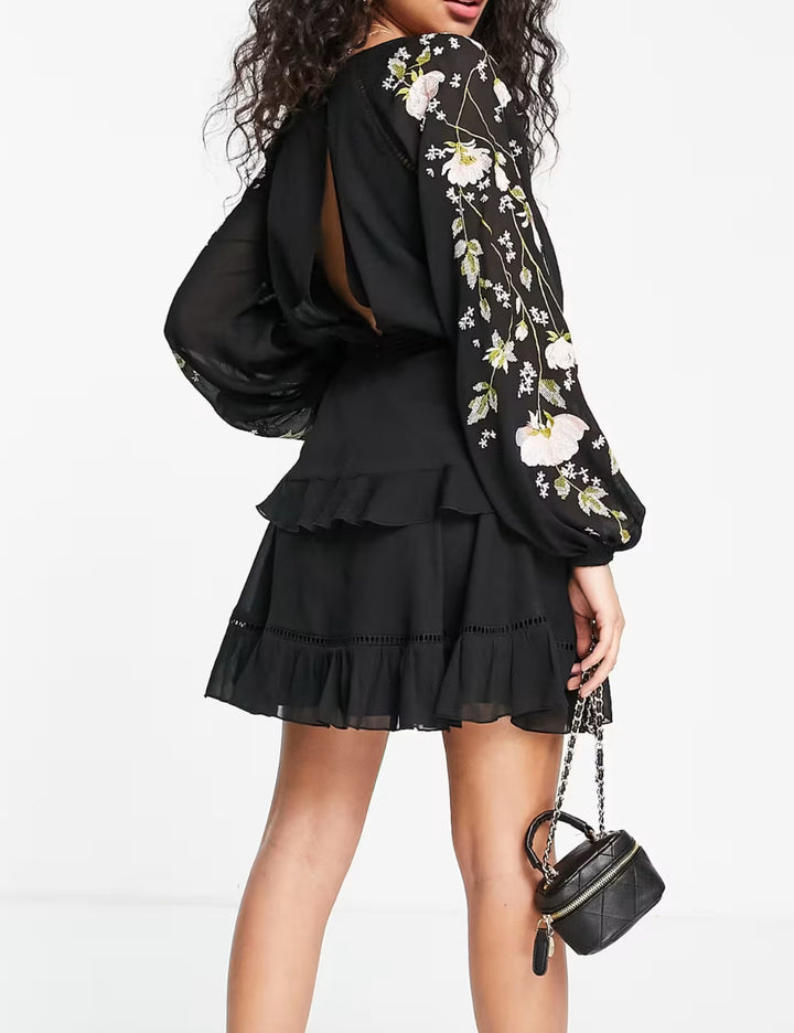 ASOS miniruha, fekete