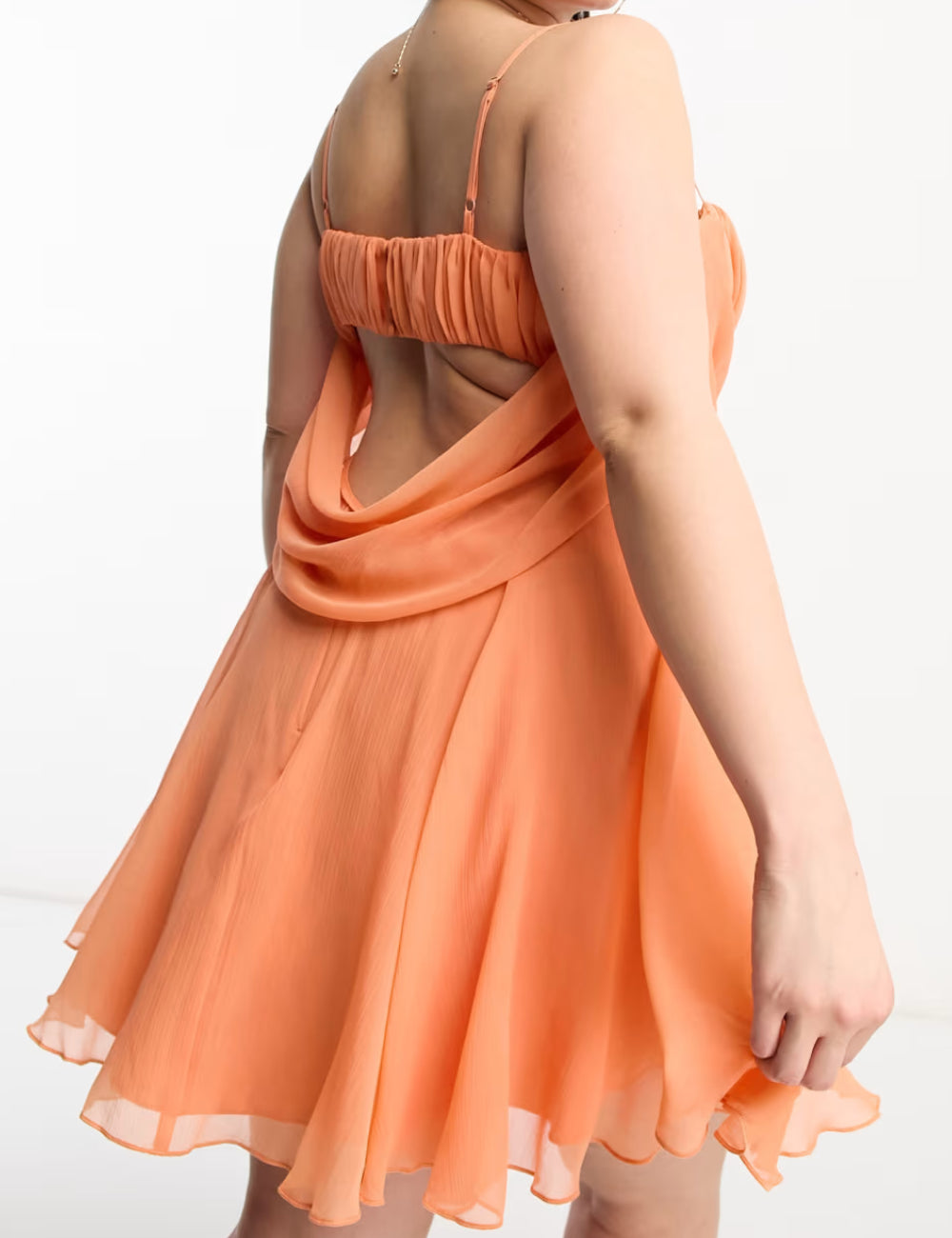 ASOS mini ruha, narancssárga