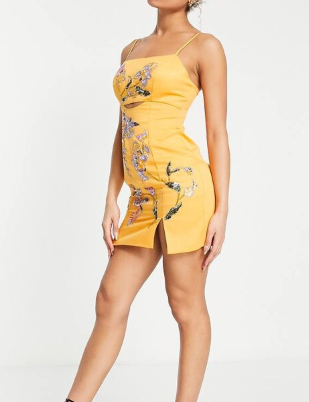 ASOS mini ruha, narancssárga