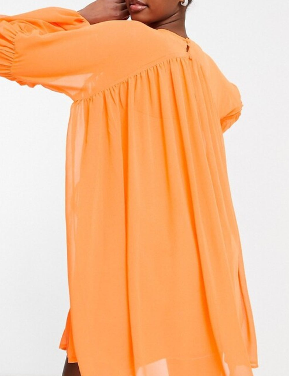 ASOS mini ruha, narancssárga