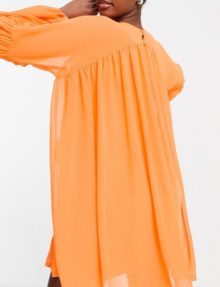 ASOS mini ruha, narancssárga