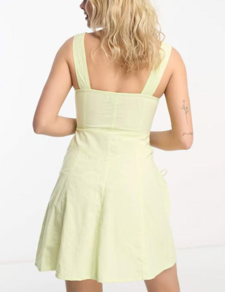ASOS mini ruha, zöld