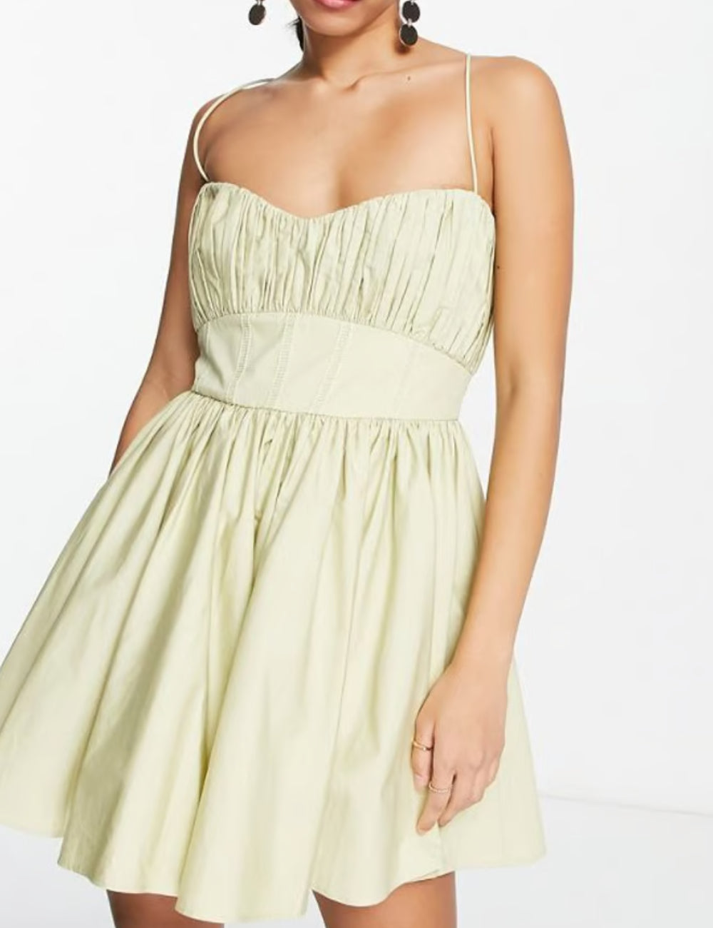 ASOS mini ruha, zöld