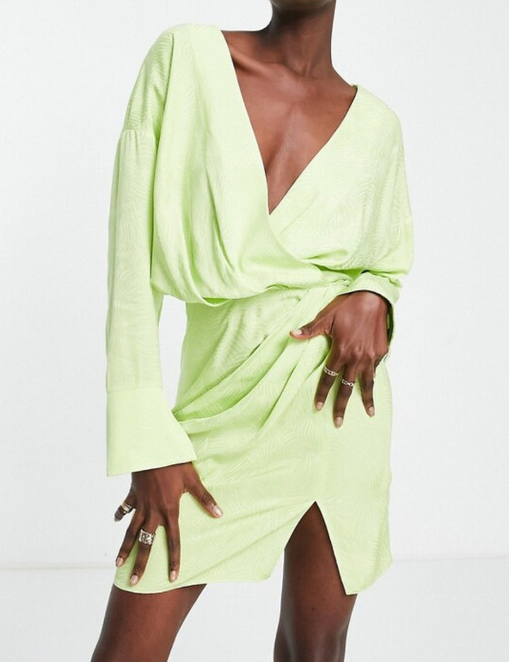 ASOS mini ruha, zöld