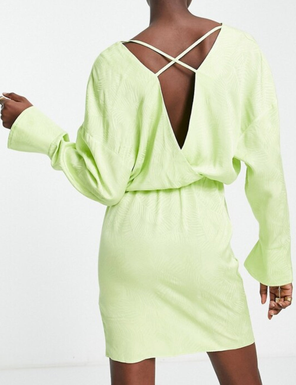 ASOS mini ruha, zöld