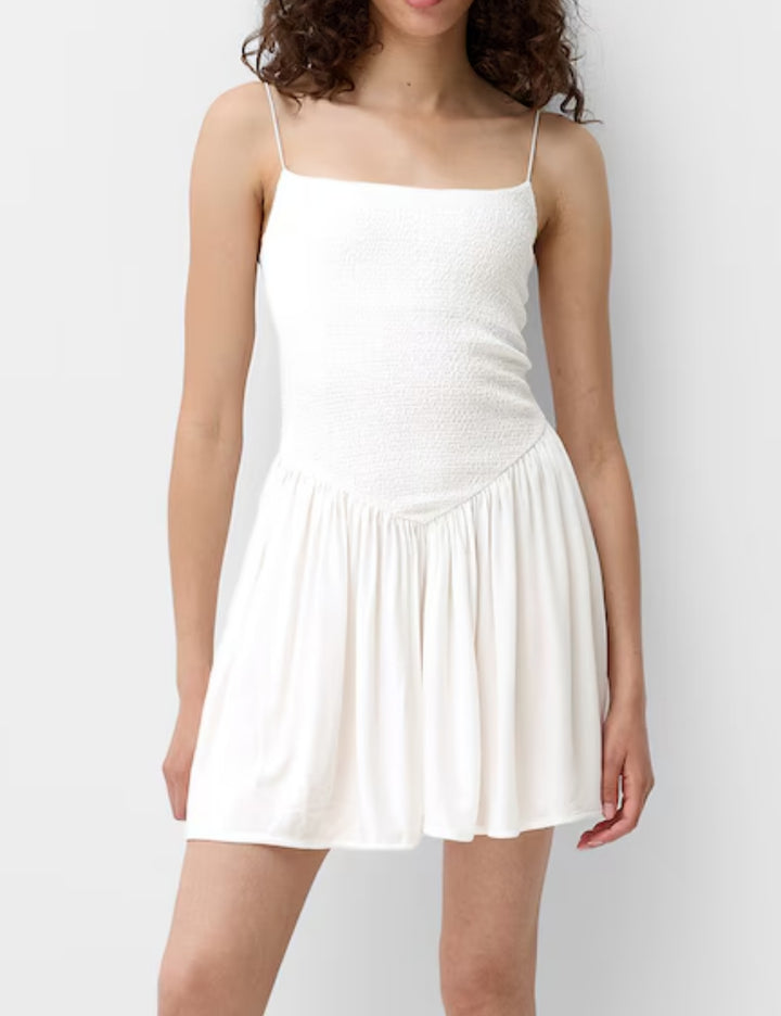 Bershka miniruha, fehér