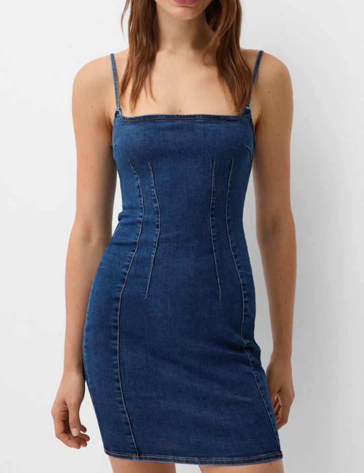 Bershka miniruha, kék