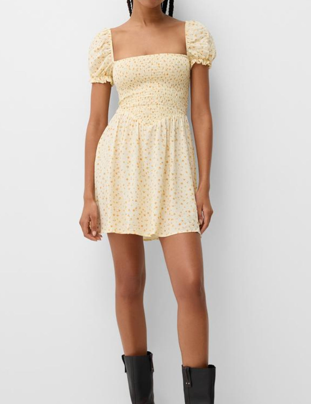 Bershka miniruha, sárga