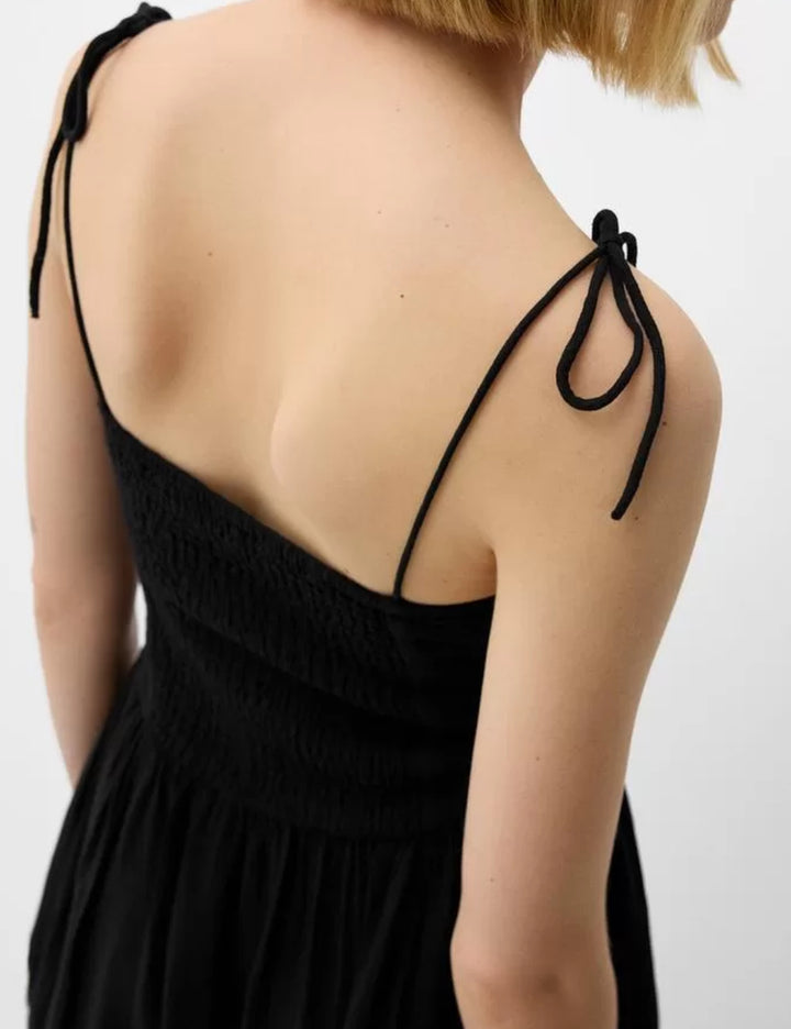Bershka mini ruha, fekete
