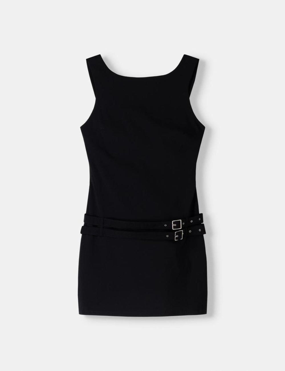 Bershka mini ruha, fekete