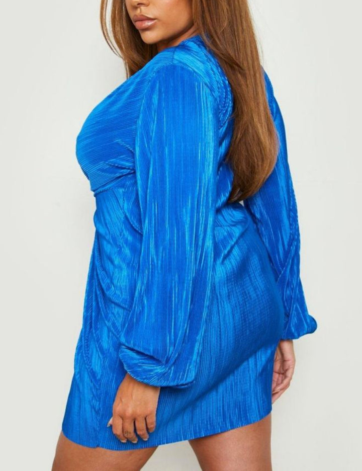 Boohoo mini ruha, kék