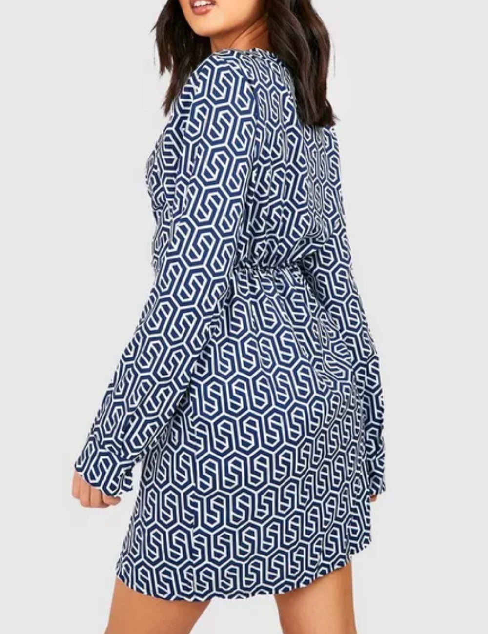 Boohoo miniruha, színkombinált