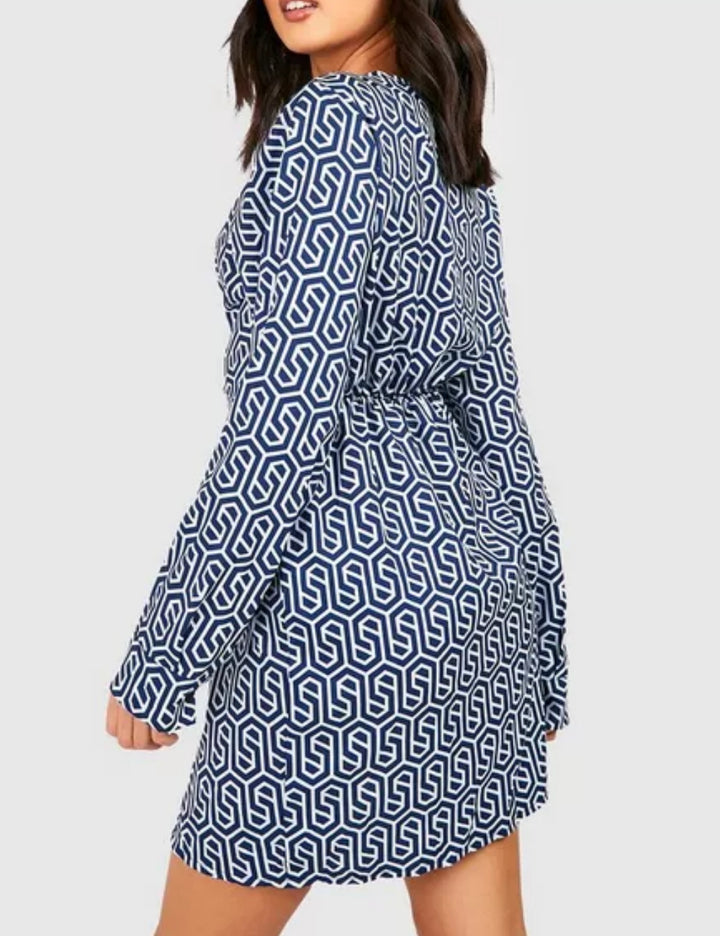 Boohoo miniruha, színkombinált