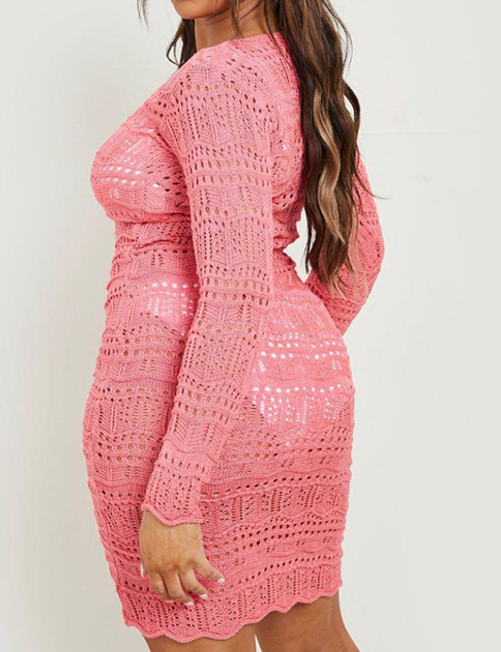 Boohoo mini ruha, rózsaszín