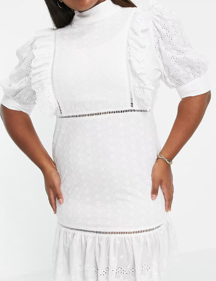 Collective the Label Petite, fehér miniruha