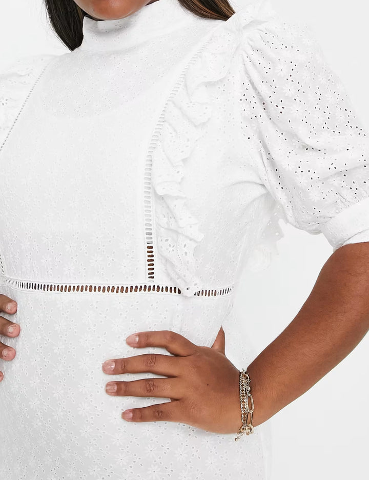 Collective the Label Petite, fehér miniruha