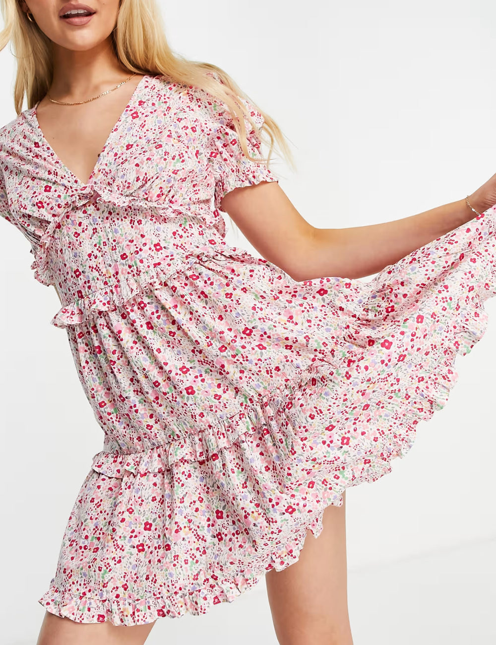 Rochie mini Influence, mix culori