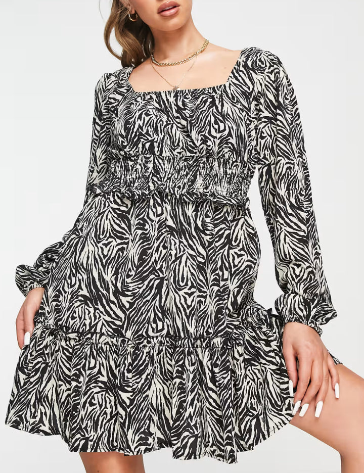 Rochie mini Missguided, mix culori