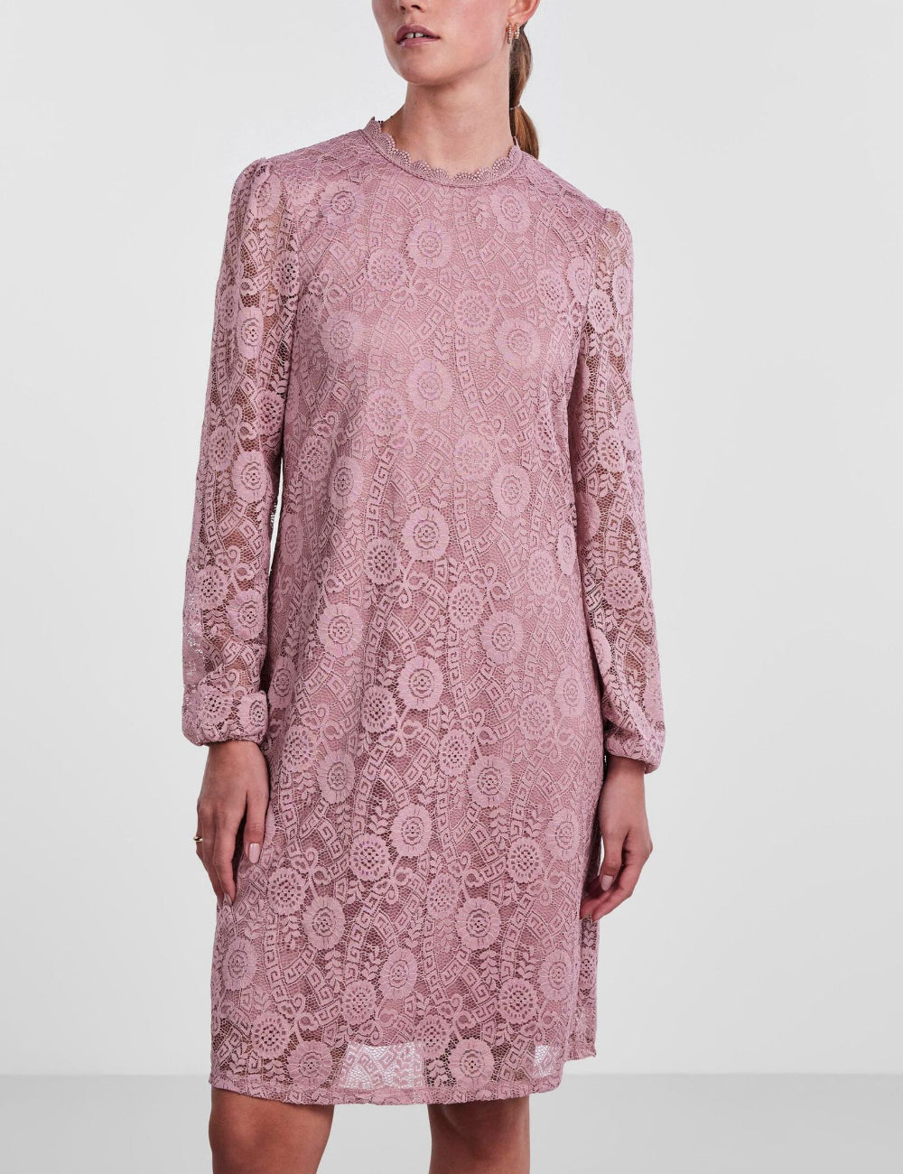 Rochie mini Pieces, roz