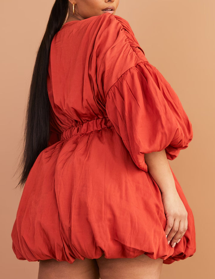 PRETTYLITTLETHING miniruha, téglavörös