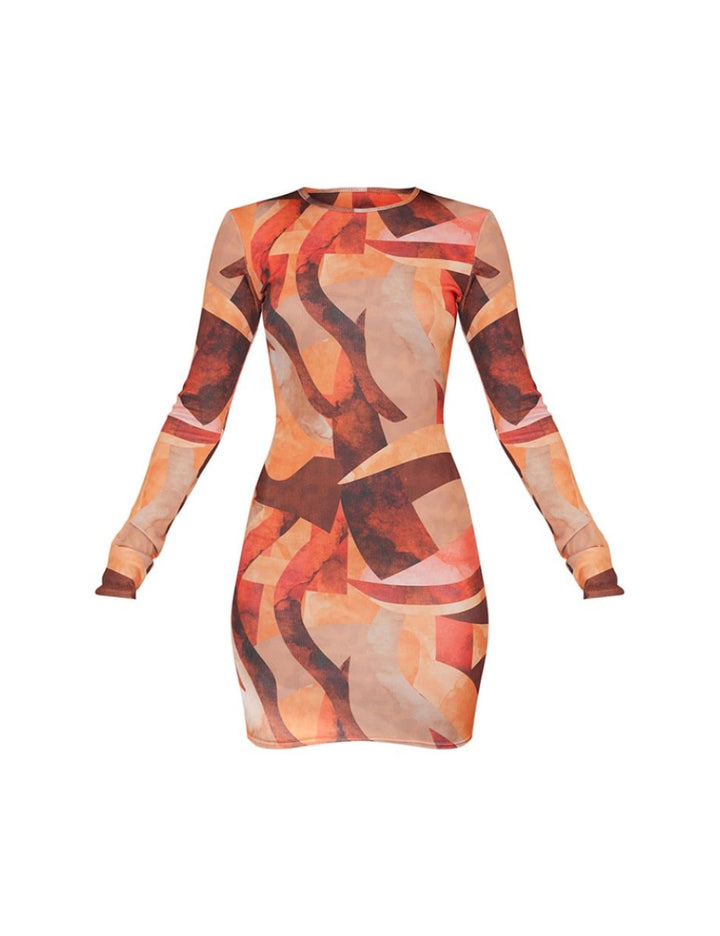Rochie mini PRETTYLITTLETHING, mix culori