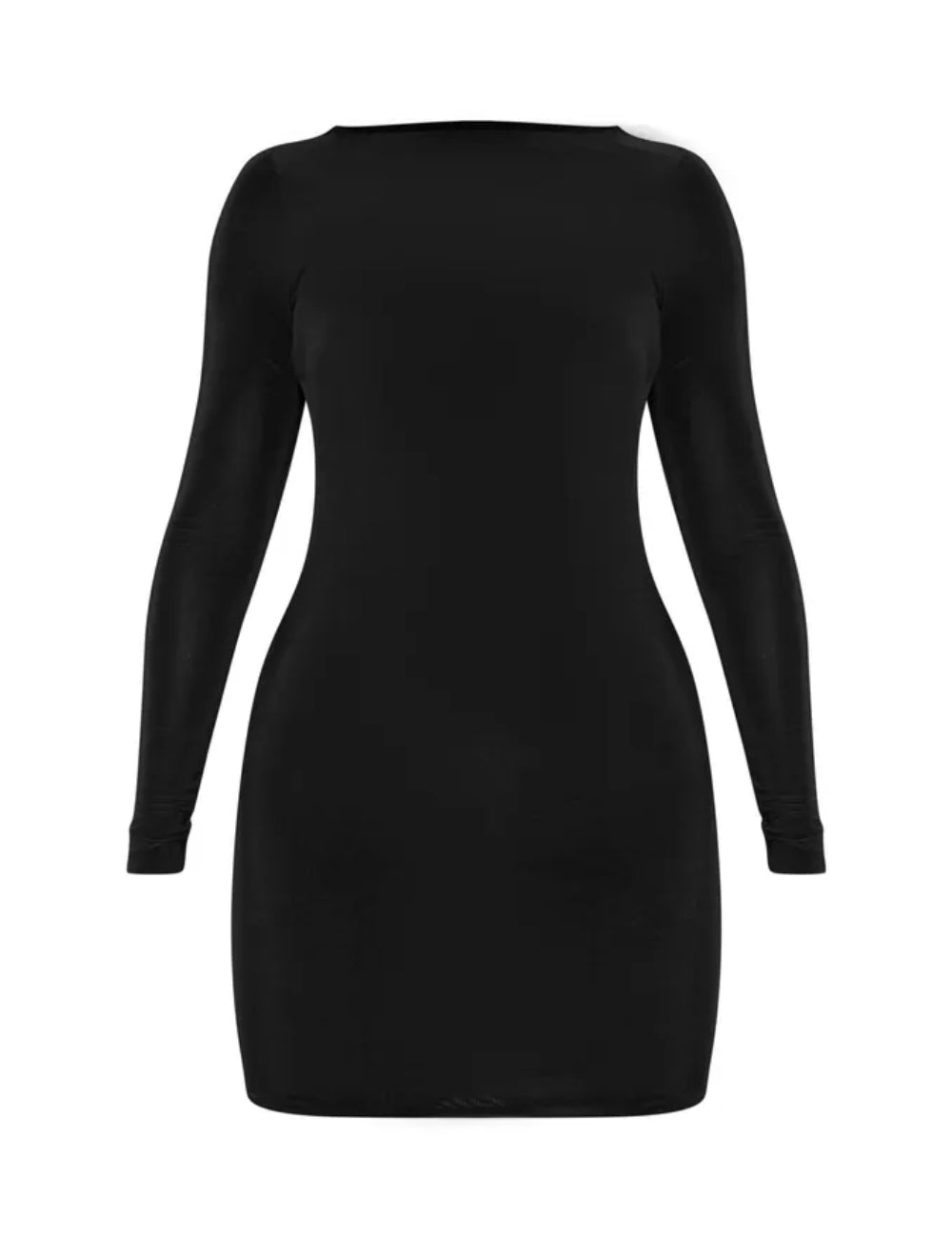 PRETTYLITTLETHING mini ruha, fekete