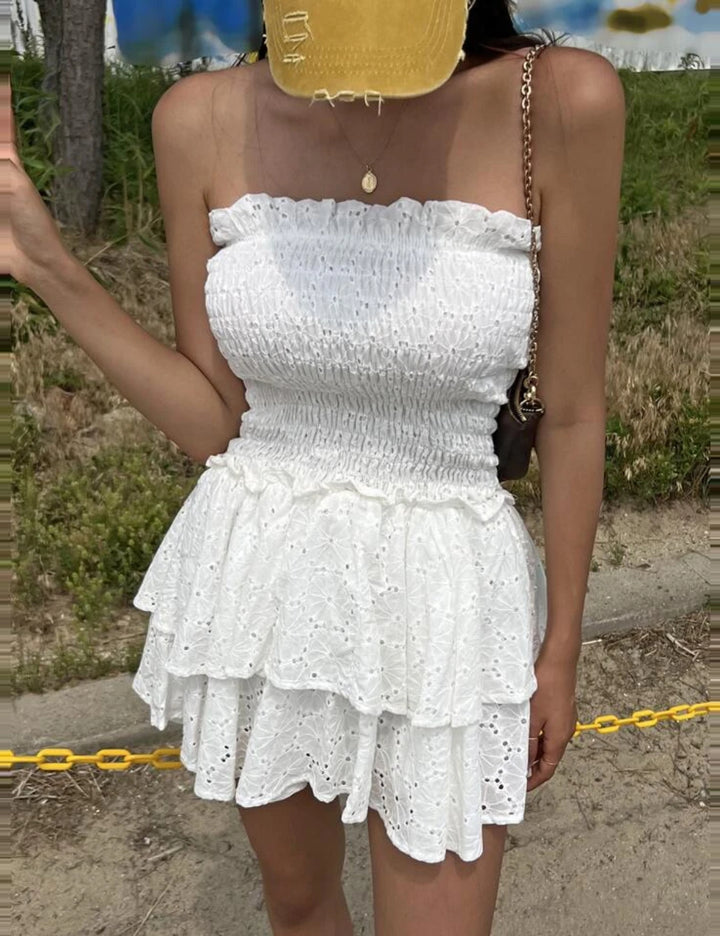 Shein miniruha, fehér
