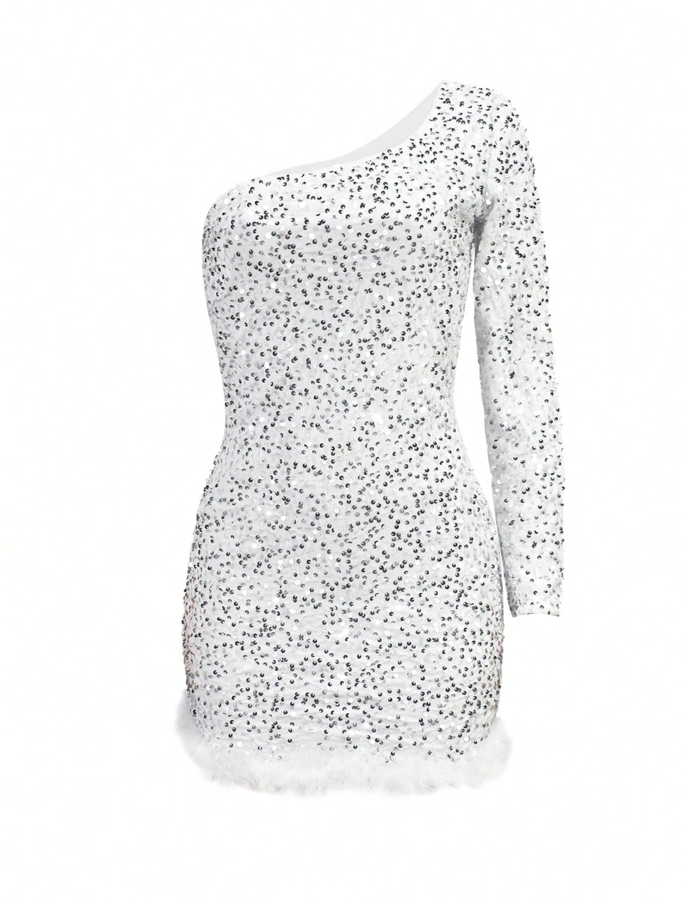 Rochie mini Shein, alb