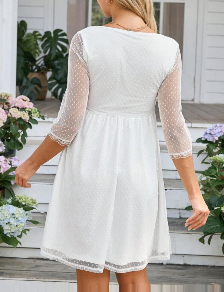 Rochie mini SHEIN, alb