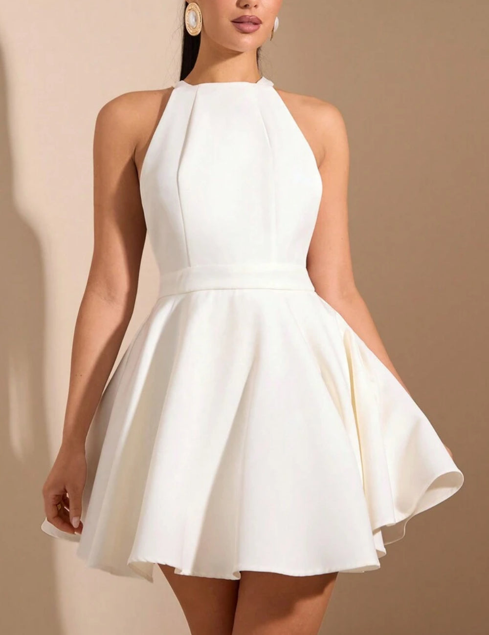 Rochie mini Shein, alb