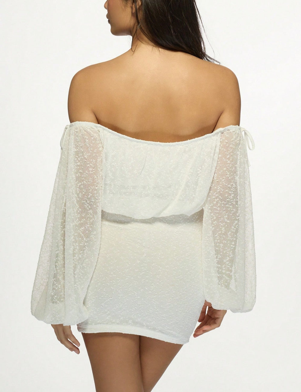 Shein Missguided miniruha, fehér