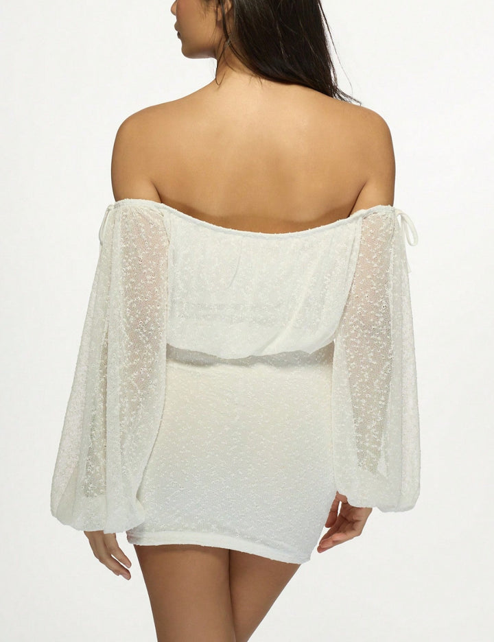 Shein Missguided miniruha, fehér