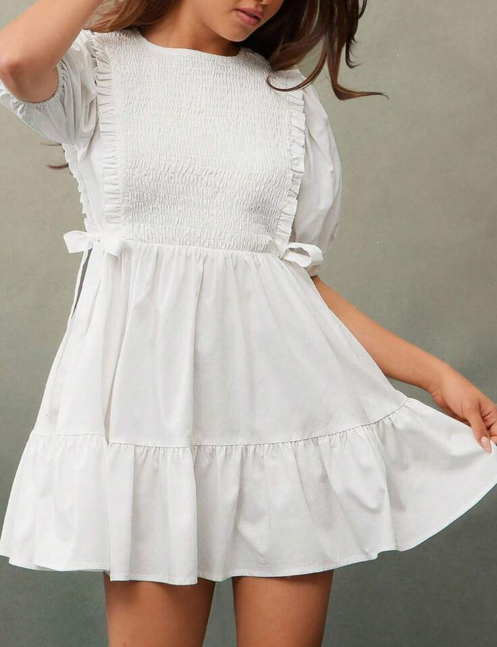 Shein miniruha, fehér