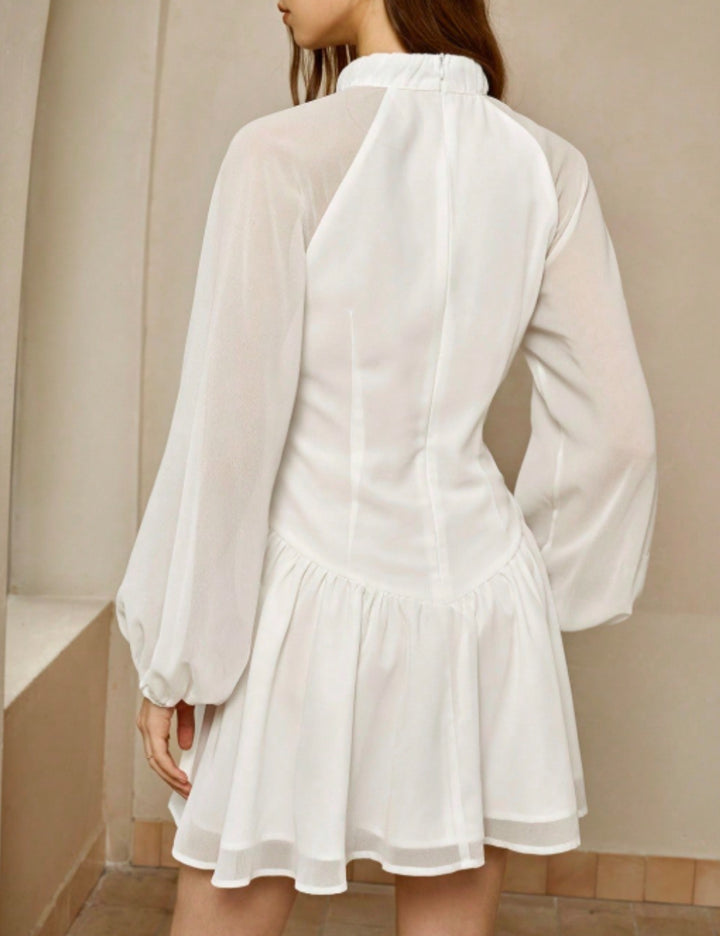Shein mini dress, white