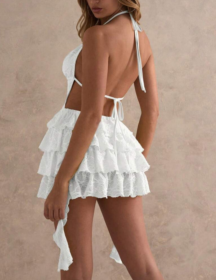 Shein mini ruha, fehér
