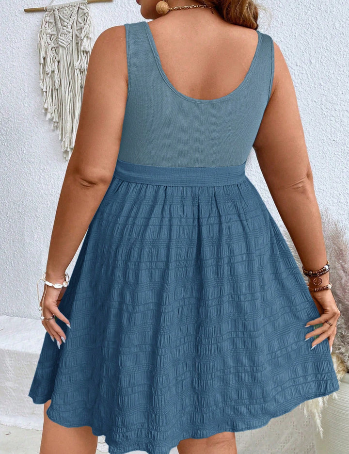 Shein Curve+ miniruha, kék