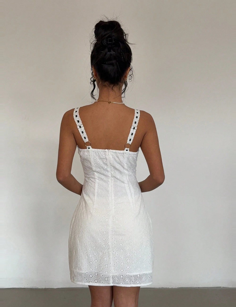 Shein mini ruha, fehér