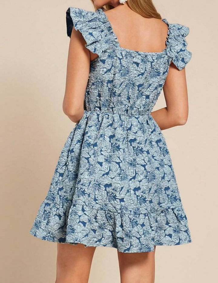Shein mini dress, blue