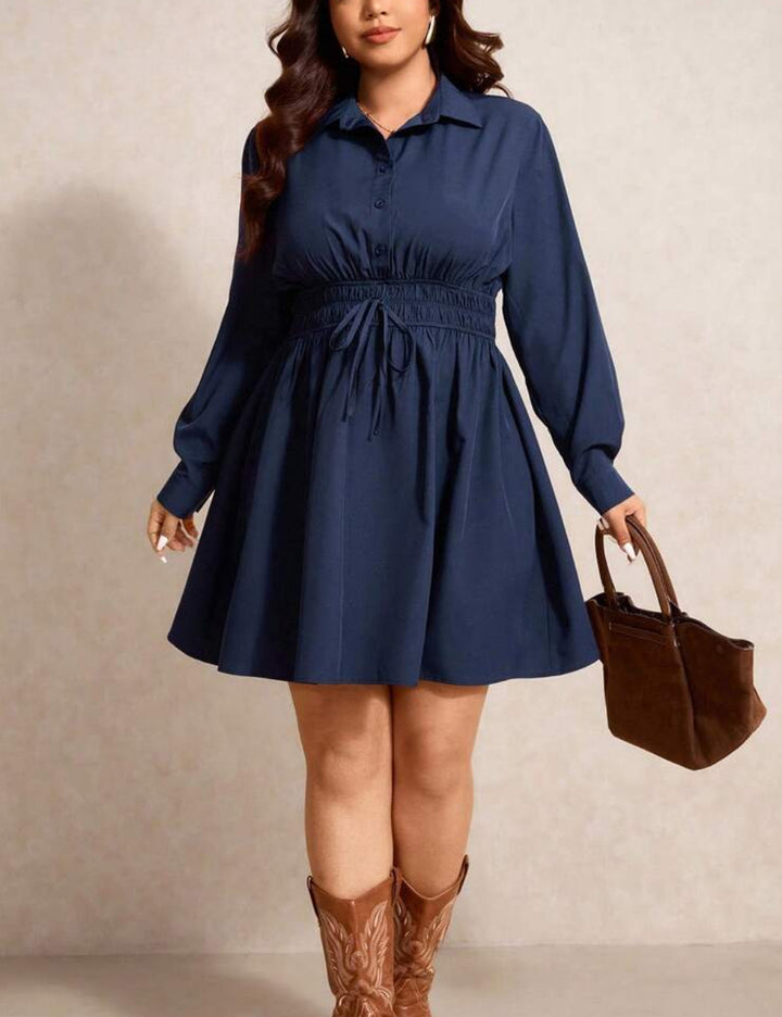 Shein Curve+ miniruha, kék