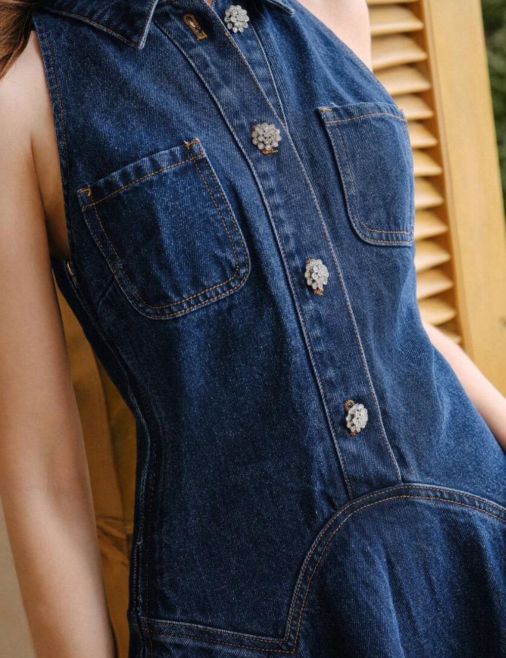 SHEIN farmerruha, kék