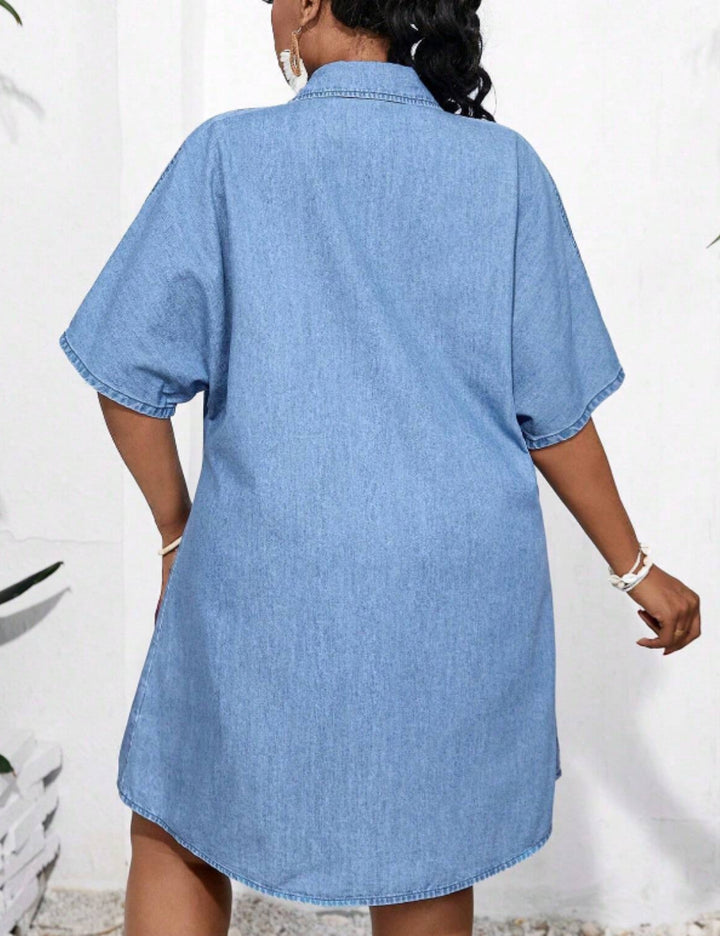 Shein FIRST DISTRACTION miniruha, kék
