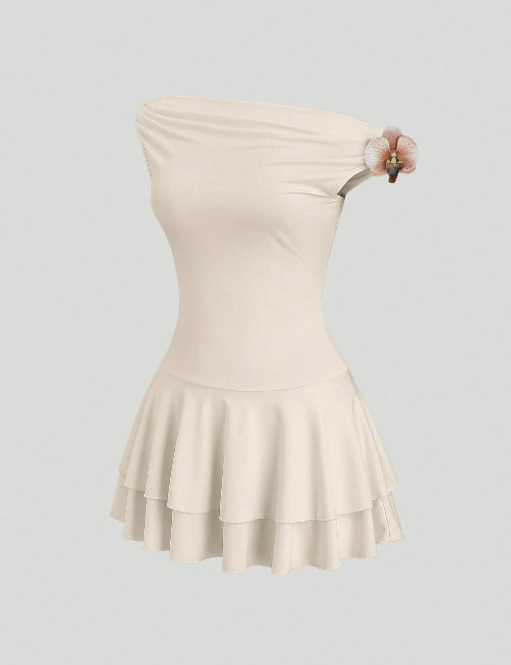Rochie mini Shein, bej