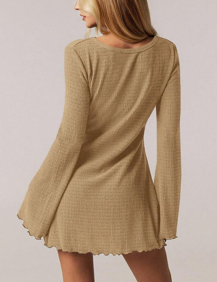 Shein Forever 21 mini ruha, bézs