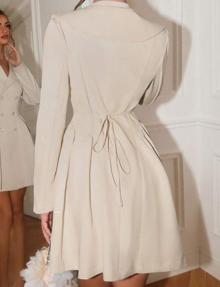 SHEIN mini ruha, bézs