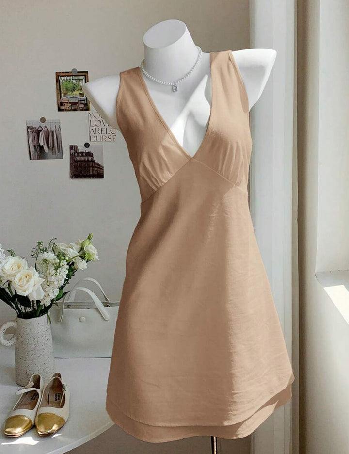 Rochie mini Shein, bej