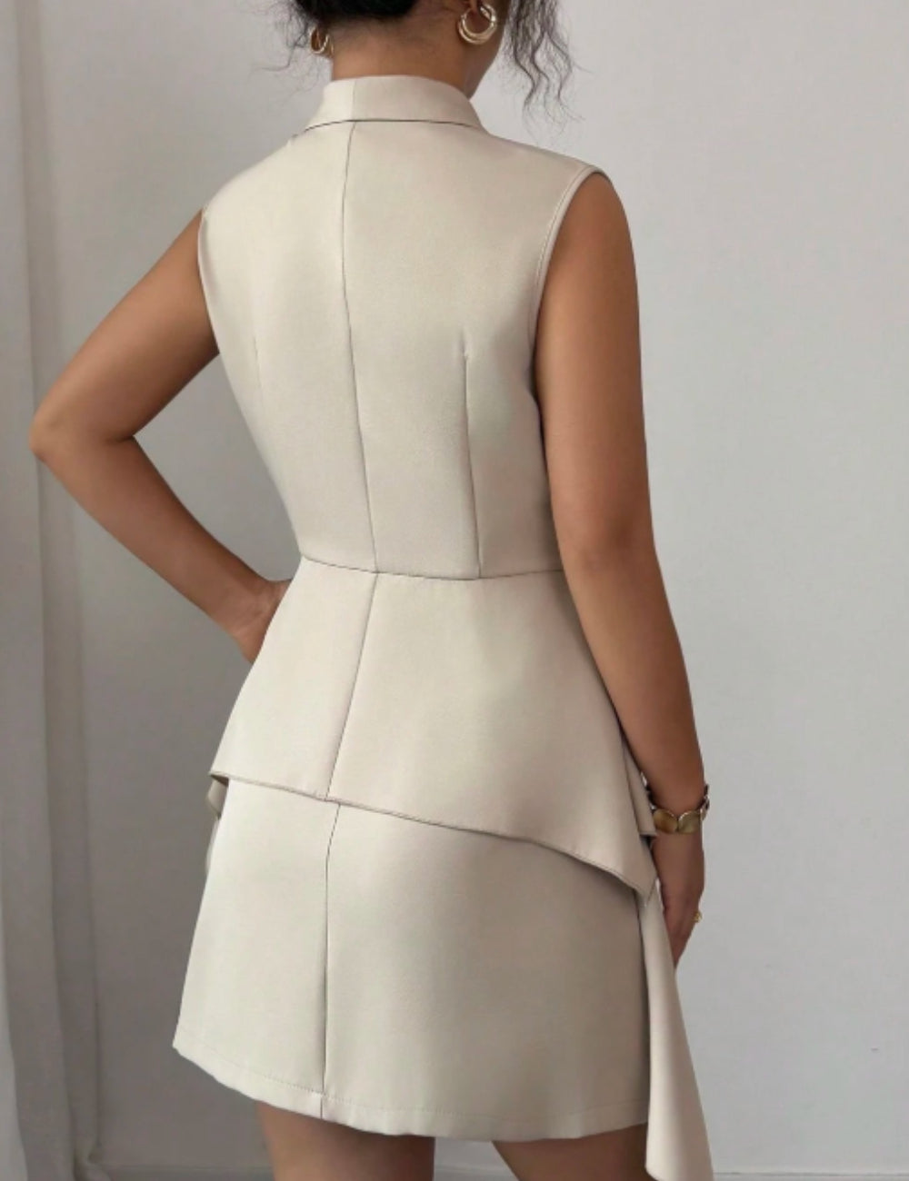 Rochie mini SHEIN, bej
