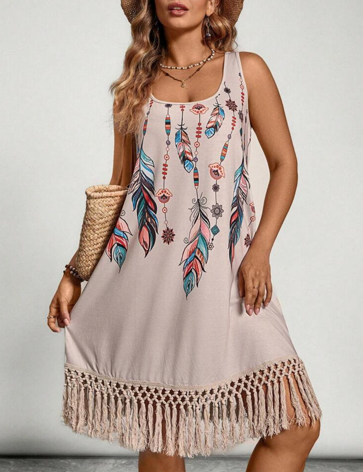 Shein Curve+ miniruha, bézs